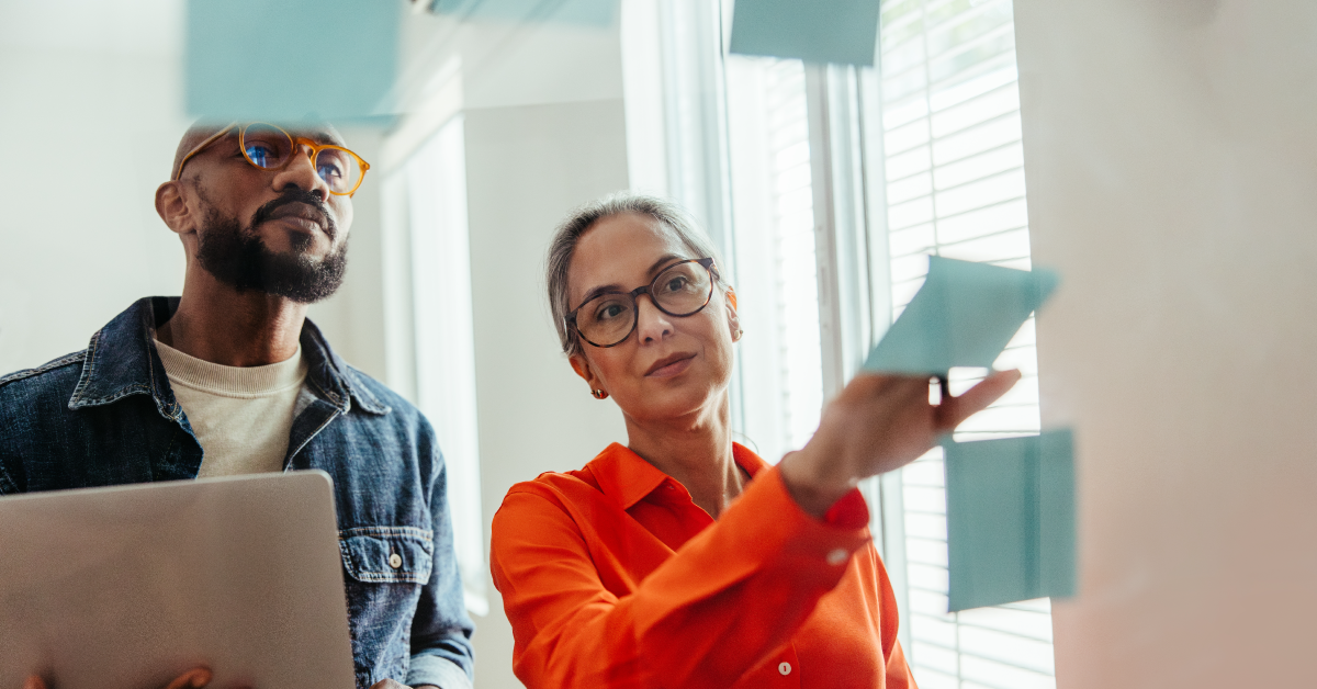 Team leaders going through the change management process for their behavioral health EHR tech platform